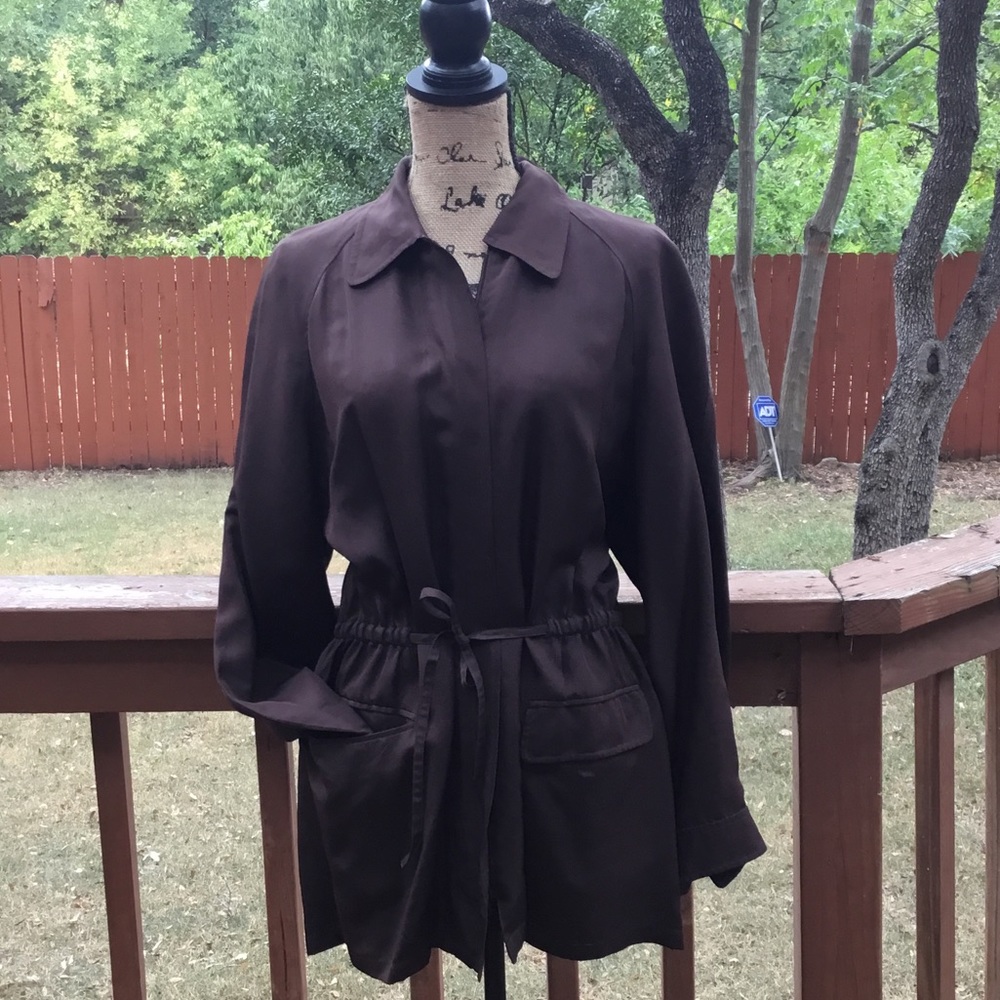 Brown light weight jacket