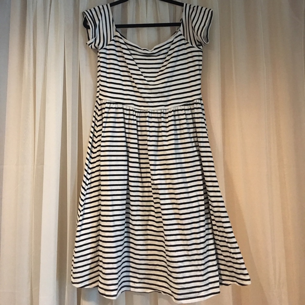 Black & White stripe dress