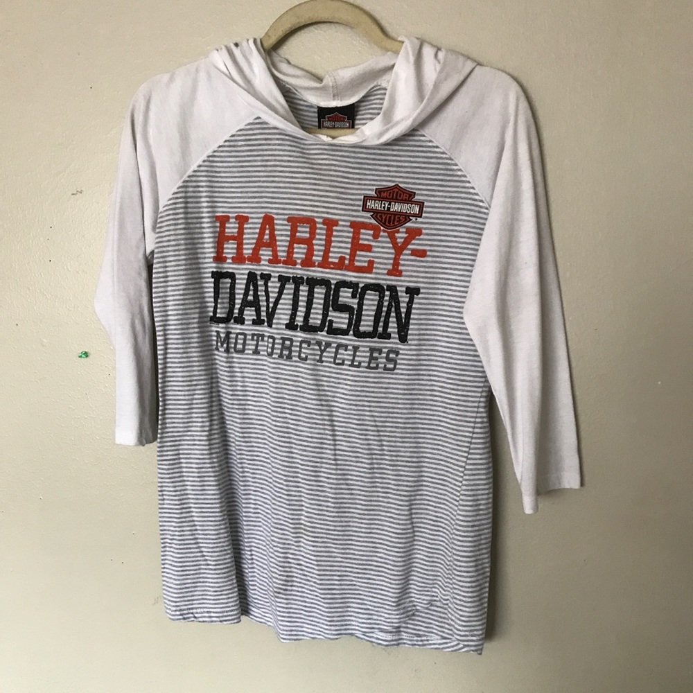 Harley Davidson 3/4 hoodie