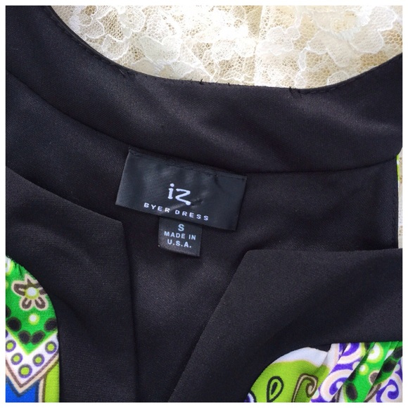 IZ BUYER Beautiful Bold Paisley RacerBack Summer Dress S - Picture 6 of 8