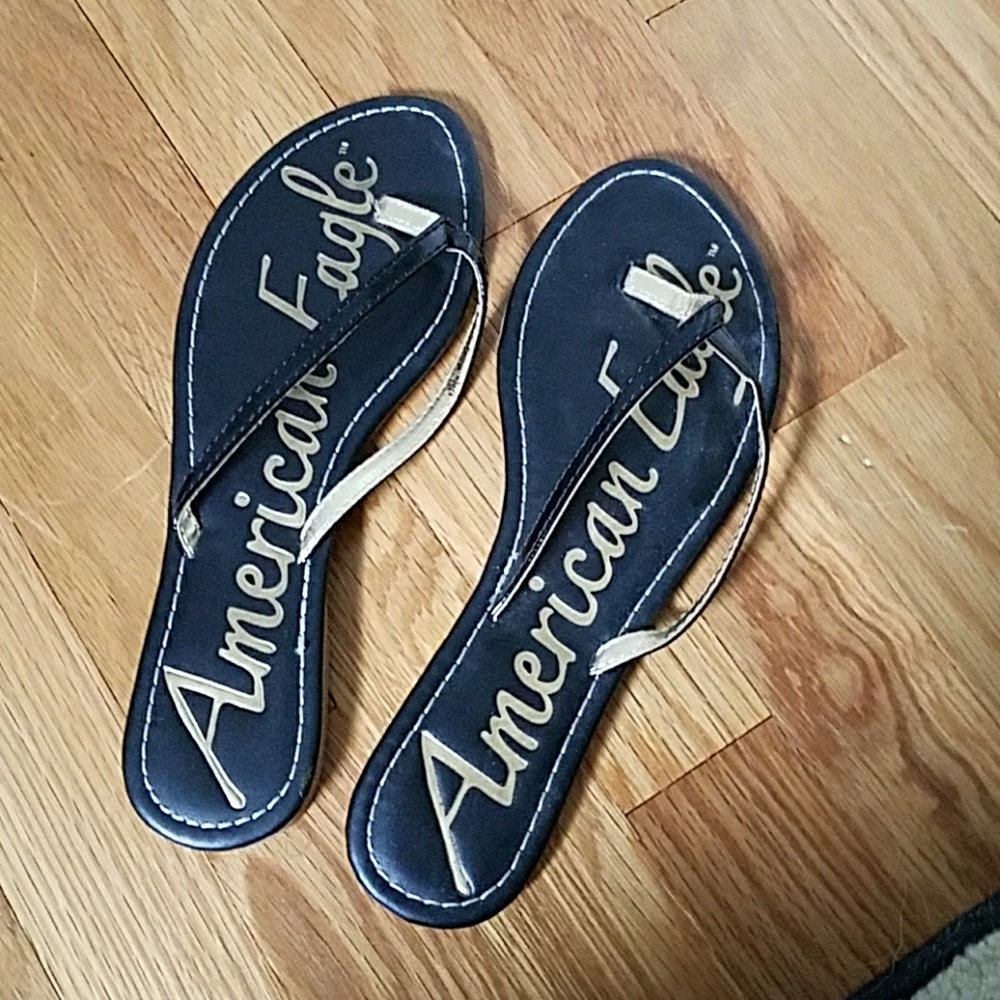 Black Flip Flops