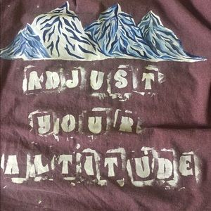 Hand painted oversized shirt