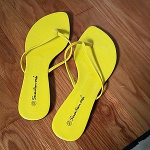 Yellow Flip Flops