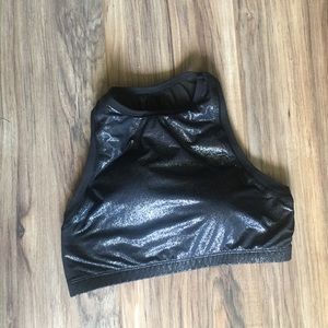 Beyond Yoga Shimmer Mesh Back Bra