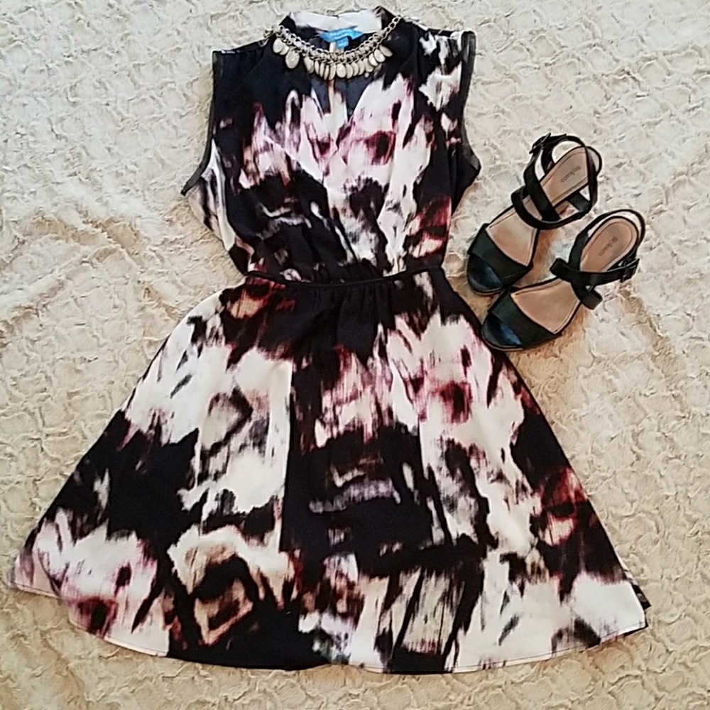 Faux Wrap Dress lg Simply Vera