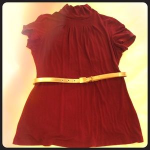 Lands' End Gold Leather Belt