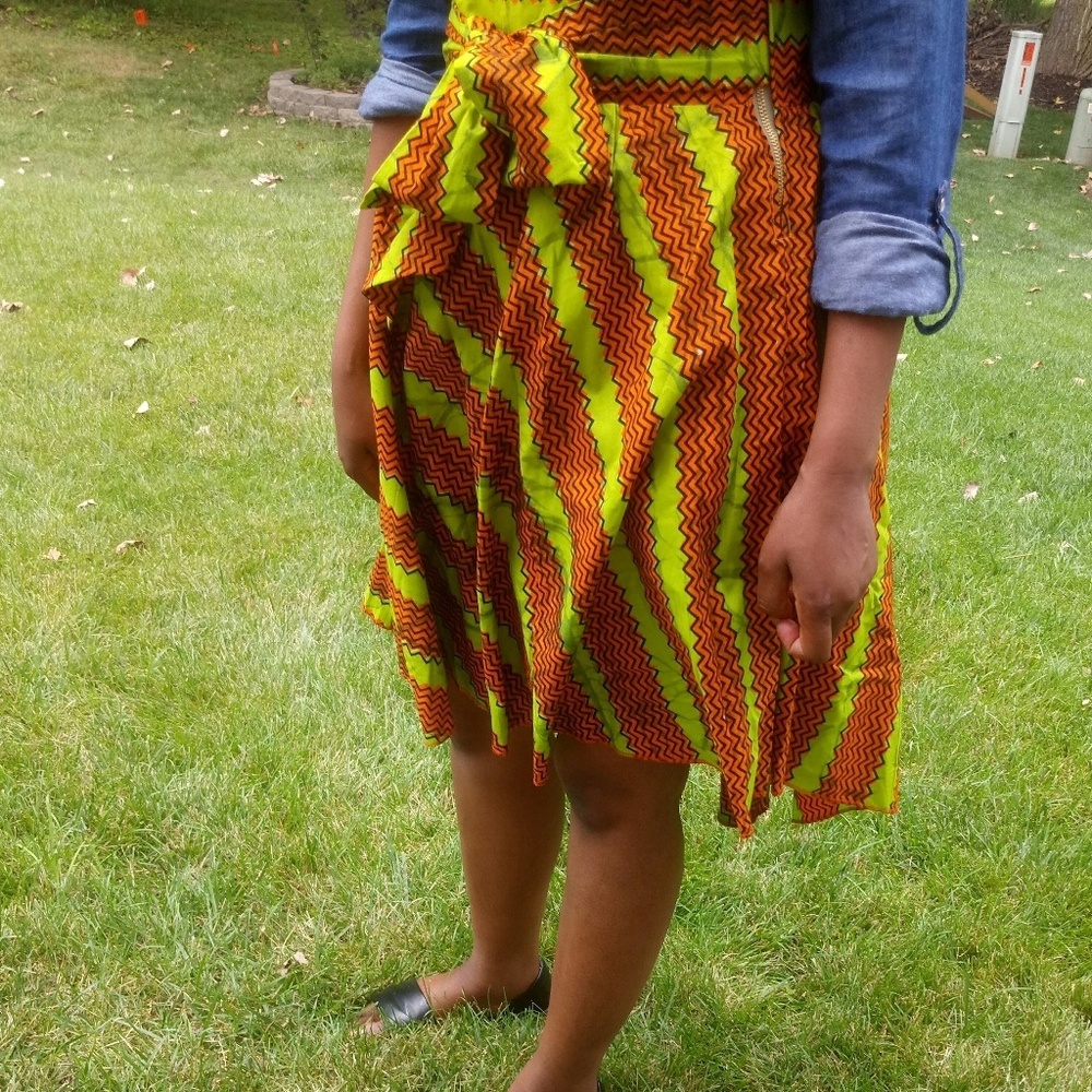 Ankara african prints skirt