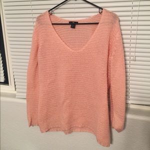 Pink knit sweater