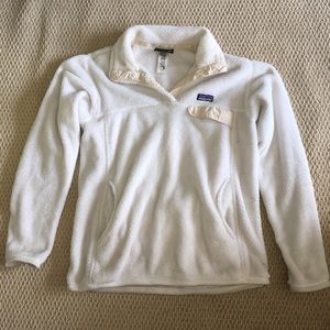 Patagonia White fleece jacket