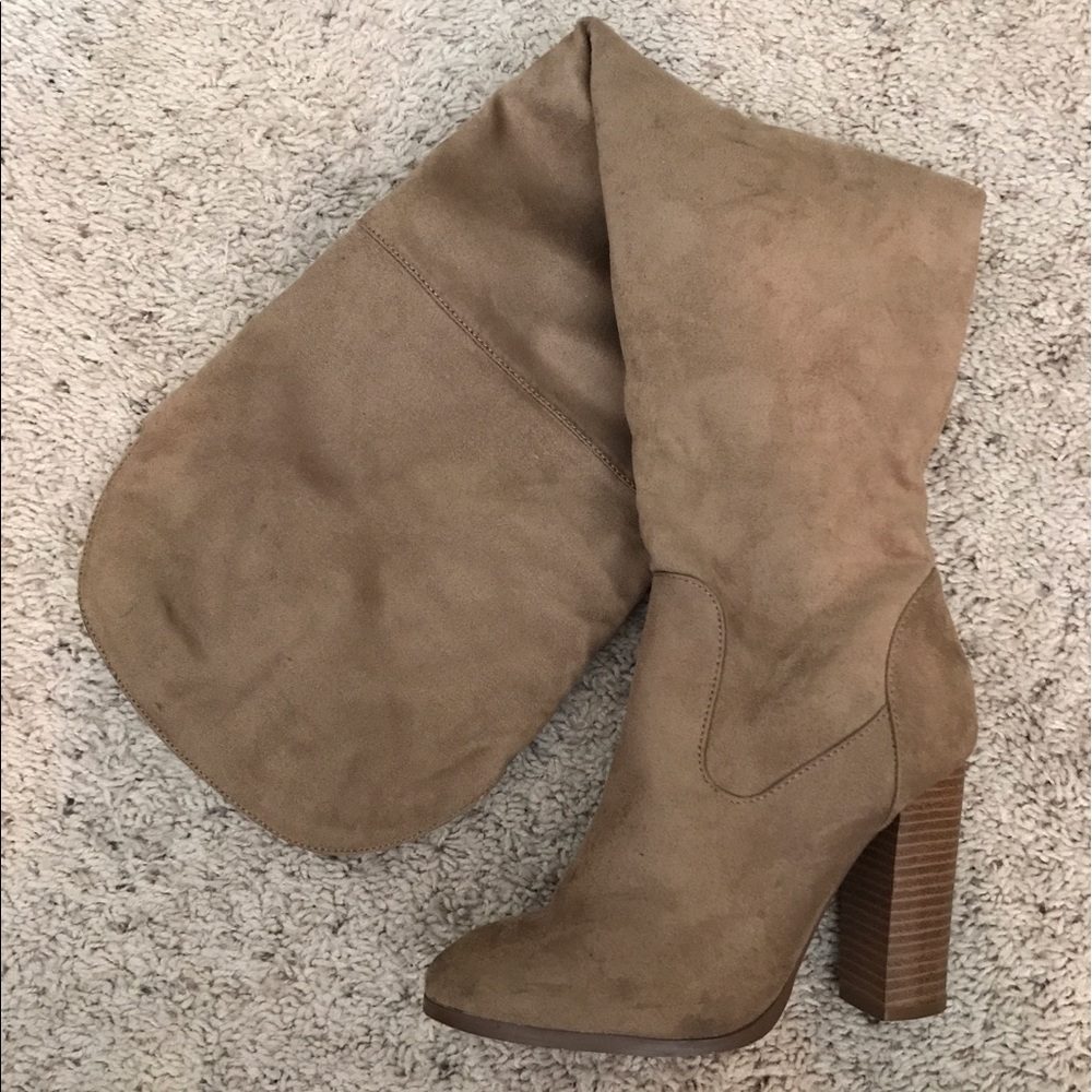 Thigh High Suede Boots