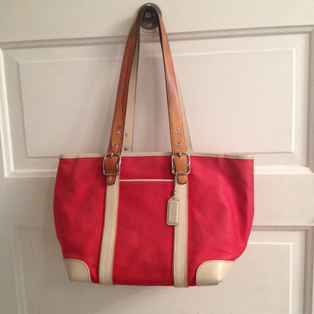 Red Coach Purse