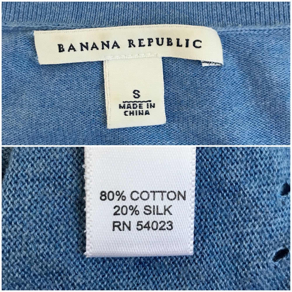 Blue Banana Republic Ruffle Hem Cardigan - Picture 7 of 7