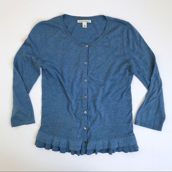 Blue Banana Republic Ruffle Hem Cardigan - Picture 5 of 7