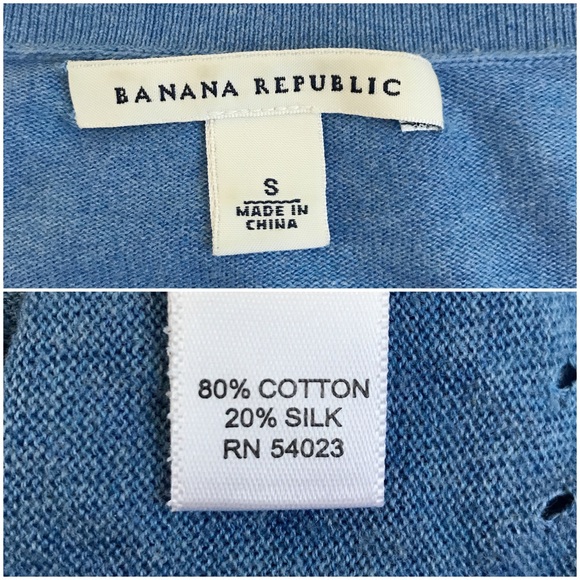 Blue Banana Republic Ruffle Hem Cardigan - Picture 7 of 7