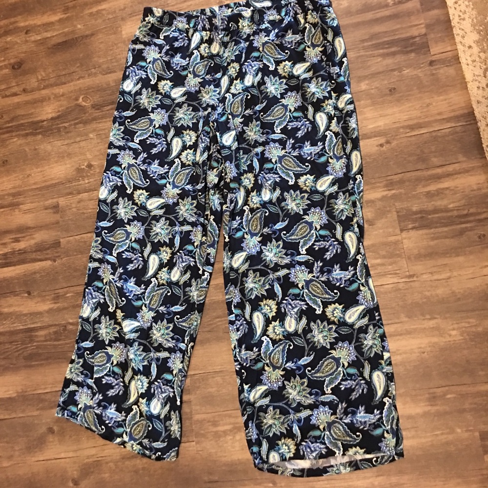 XL J.Jill Wide leg pants