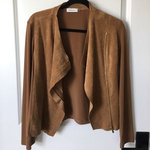 Calvin Klein suede jacket