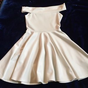 White flowy dress
