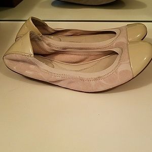 Coach Wenda ballet flats in nude