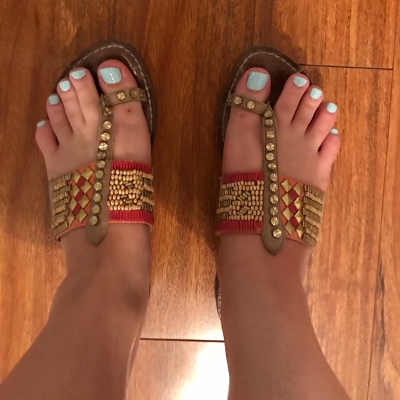 Sam Edelman Gideon Beaded Sandals - Picture 2 of 4