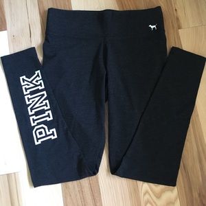 DARK GREY PINK LEGGINGS