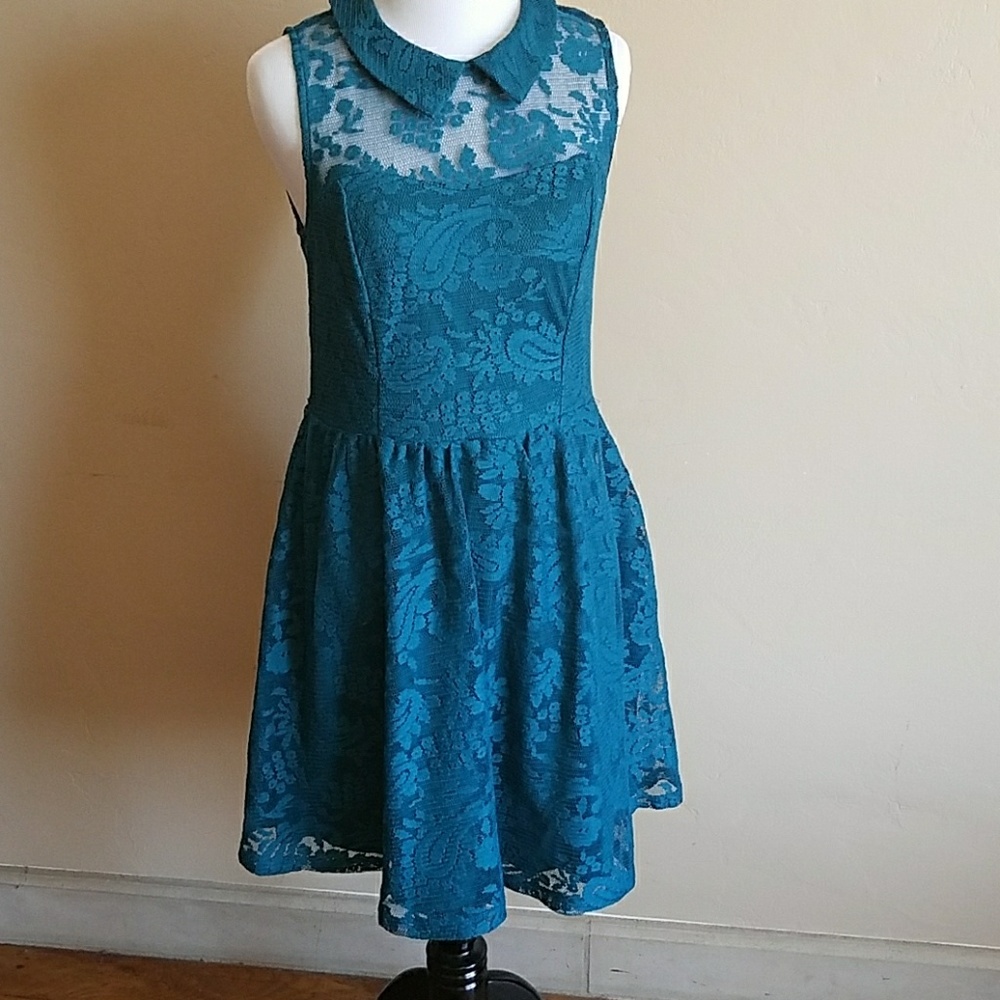 Never worn Jade green dress  sizeM