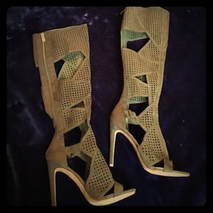 Brand New Olive Green Heels