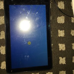 tablet with charger in perfect condition