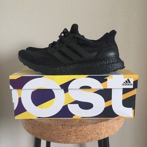 Adidas Triple Black Ultra Boost 3.0 Men's sz 9.5