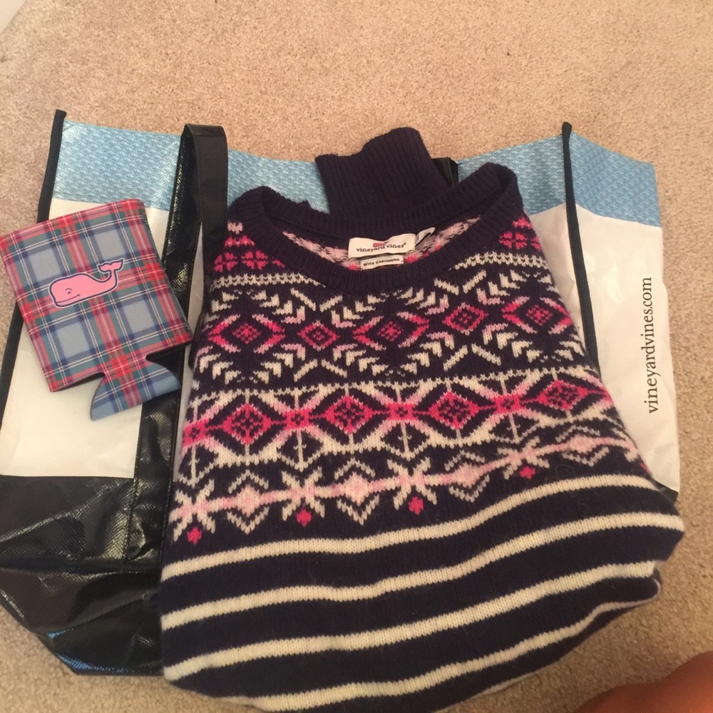 Vineyard vines winter sweater with cashmere
