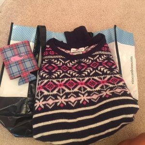 Vineyard vines winter sweater with cashmere