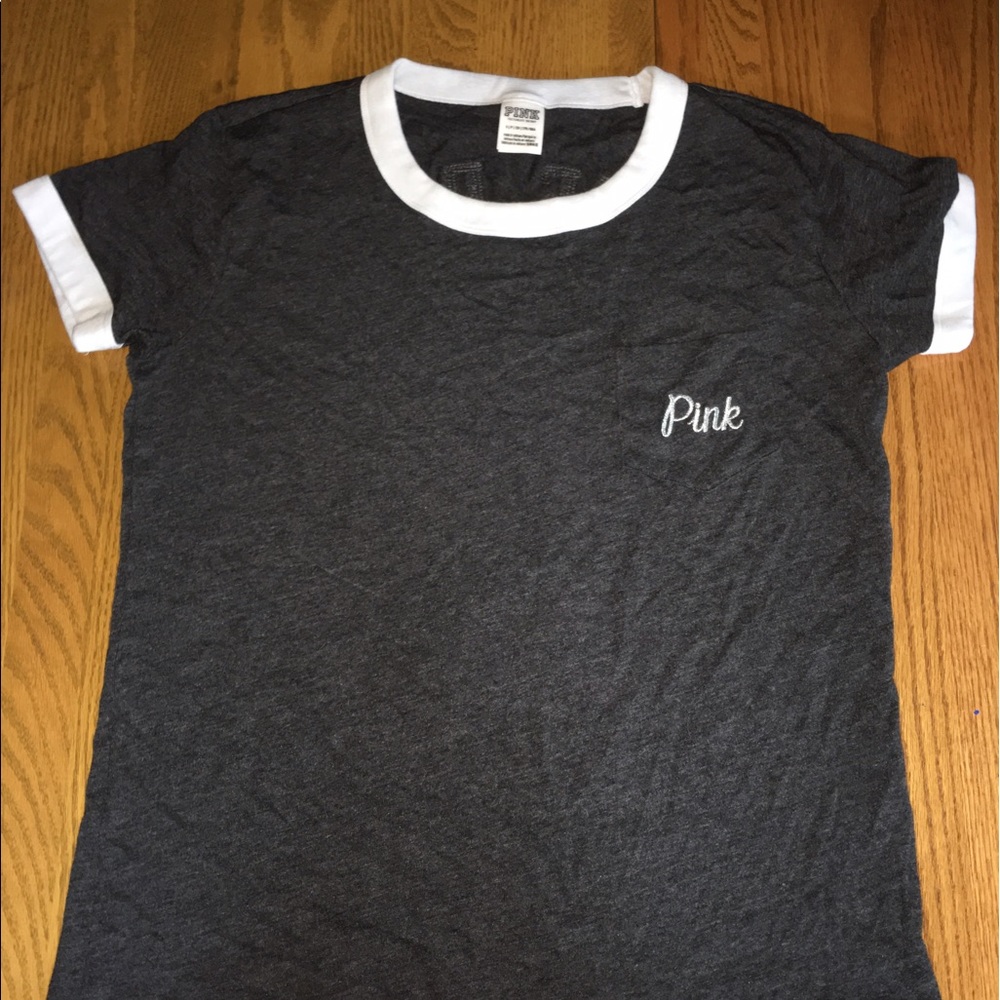 Vs pink ringer tee