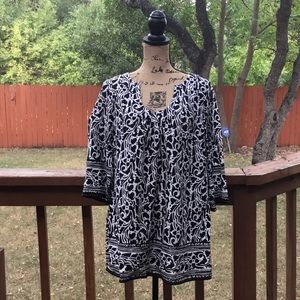 Black and Whit Tunic