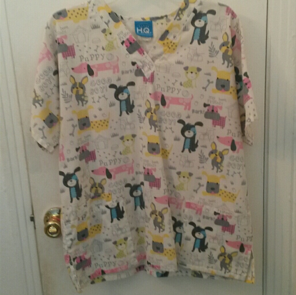 Dog Scrub Top HQ