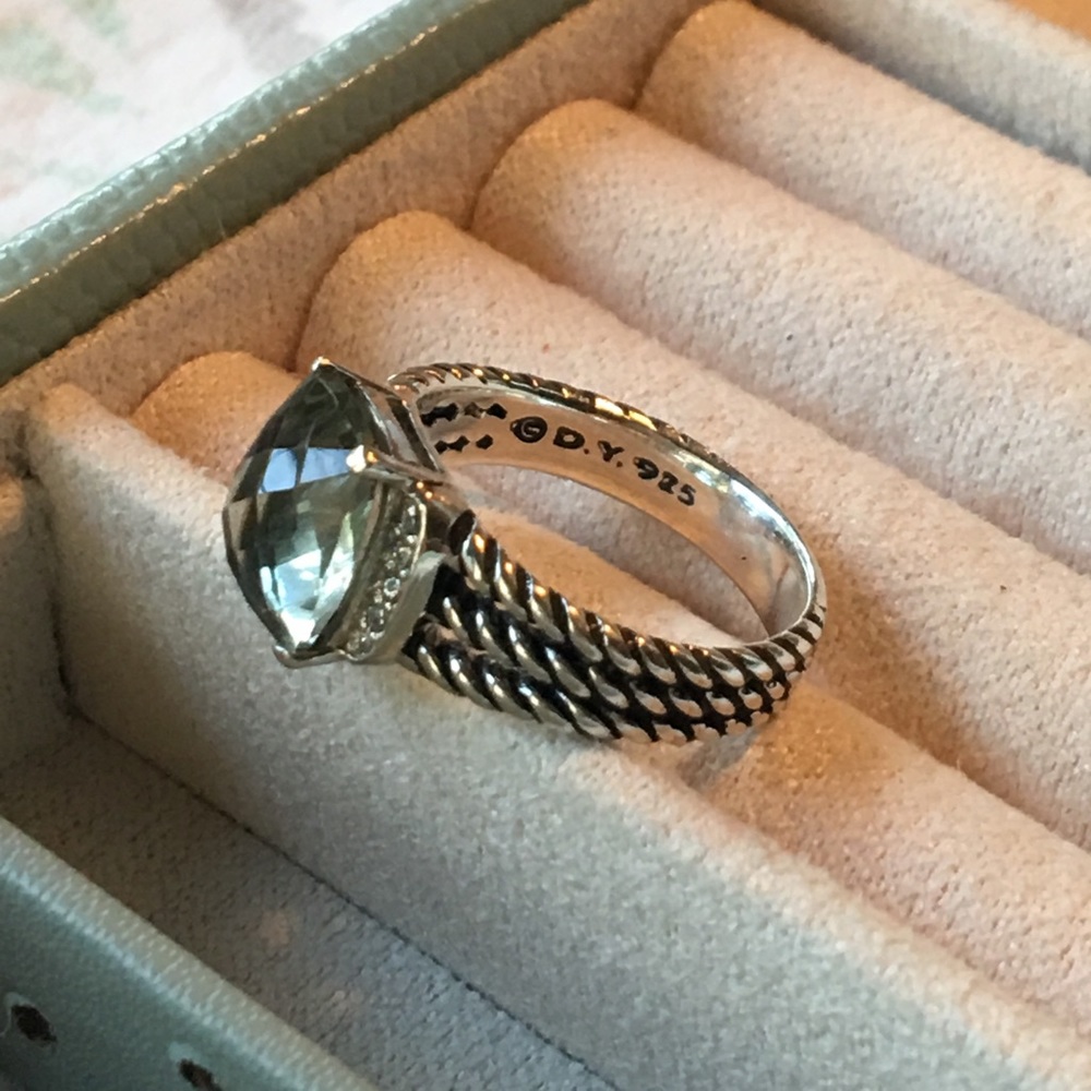 🔥SALE David Yurman Prasiolite Petite Wheaton Ring - Picture 6 of 7