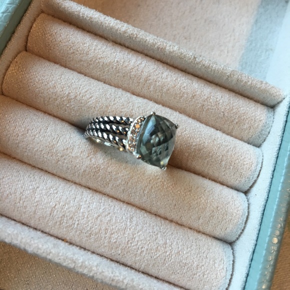 🔥SALE David Yurman Prasiolite Petite Wheaton Ring - Picture 4 of 7