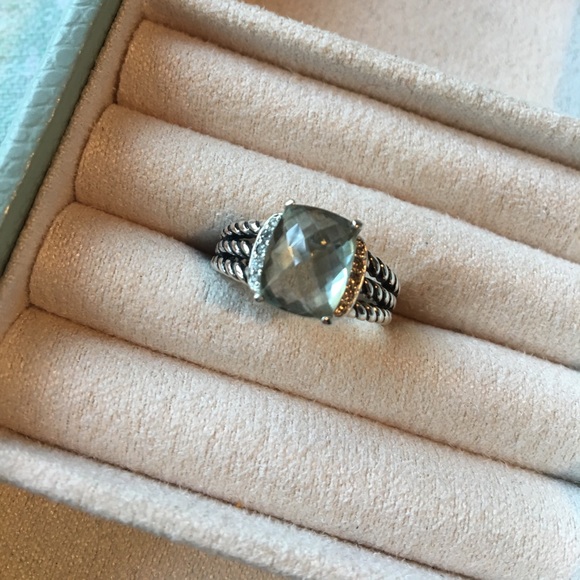 🔥SALE David Yurman Prasiolite Petite Wheaton Ring - Picture 3 of 7