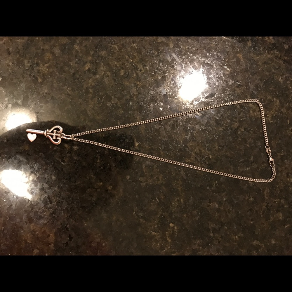 James Avery 925 Key of Faith Pendant and Necklace