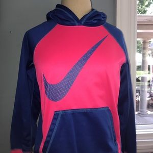 Pink and Blue Nike Sweatshirt