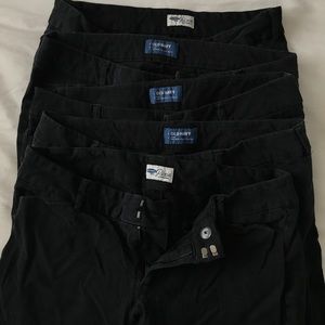 Lot of 5 pairs of black skinny pants sz 14