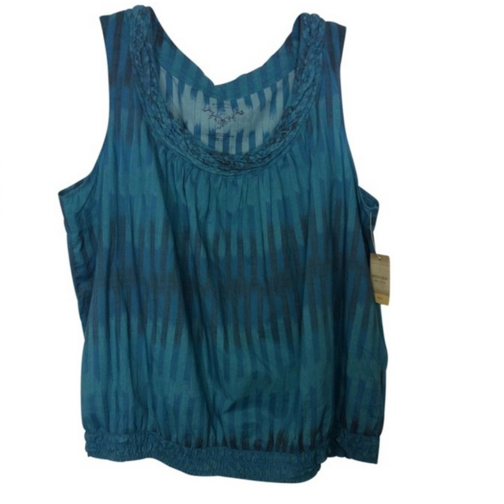 Sonoma Top Blue Printed 2x