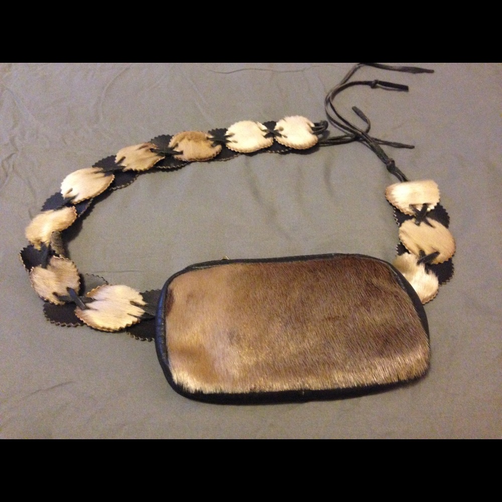 Handmade vintage hip bag. Festival ready!