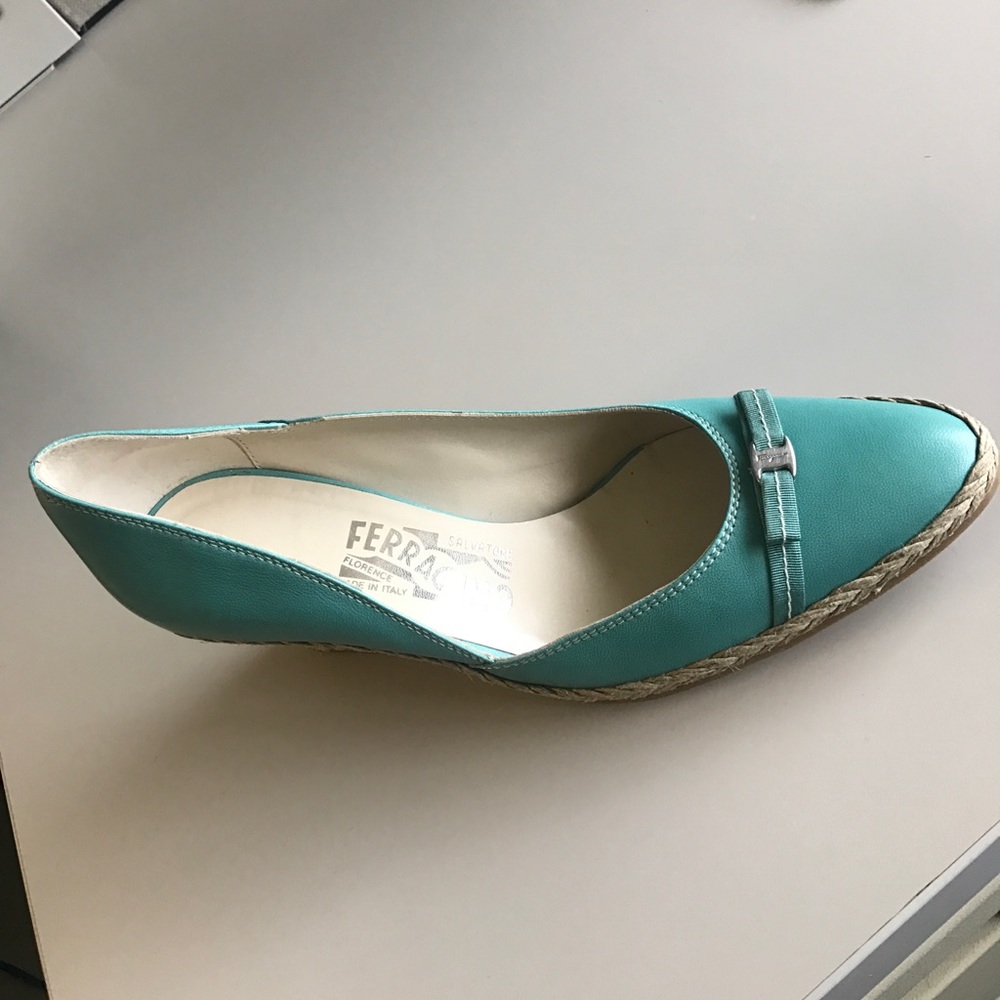 Salvatore Ferragamo Espadrille Wedges