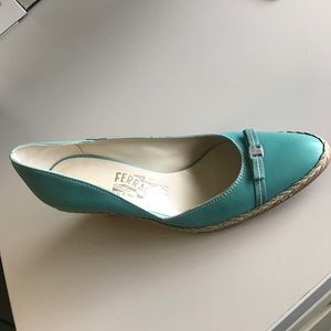 Salvatore Ferragamo Espadrille Wedges