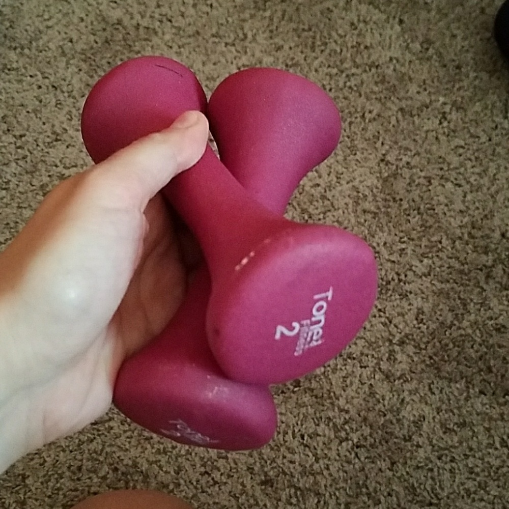 Tone fitness 2 pound weights... pair or separate