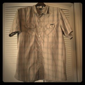 Oakley short sleeve button up men's shirt