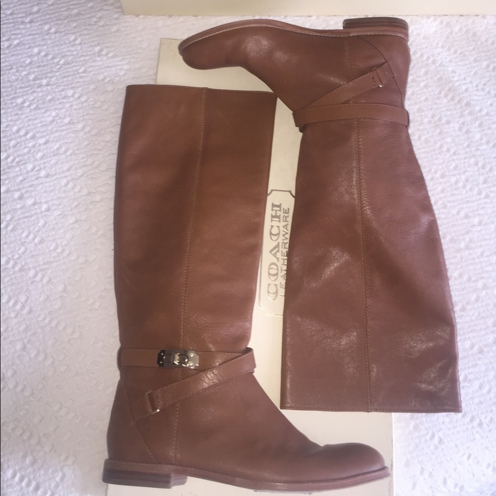 Coach Leather Boots