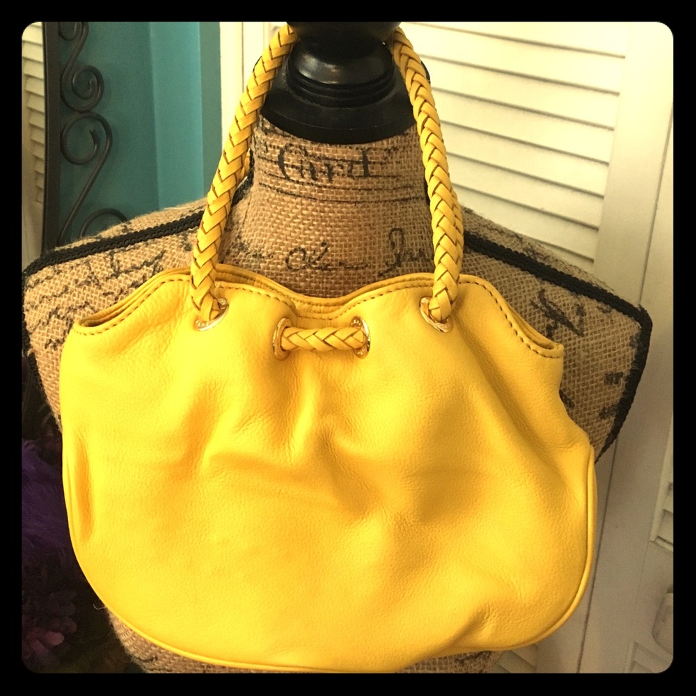Yellow Michael Kors bag