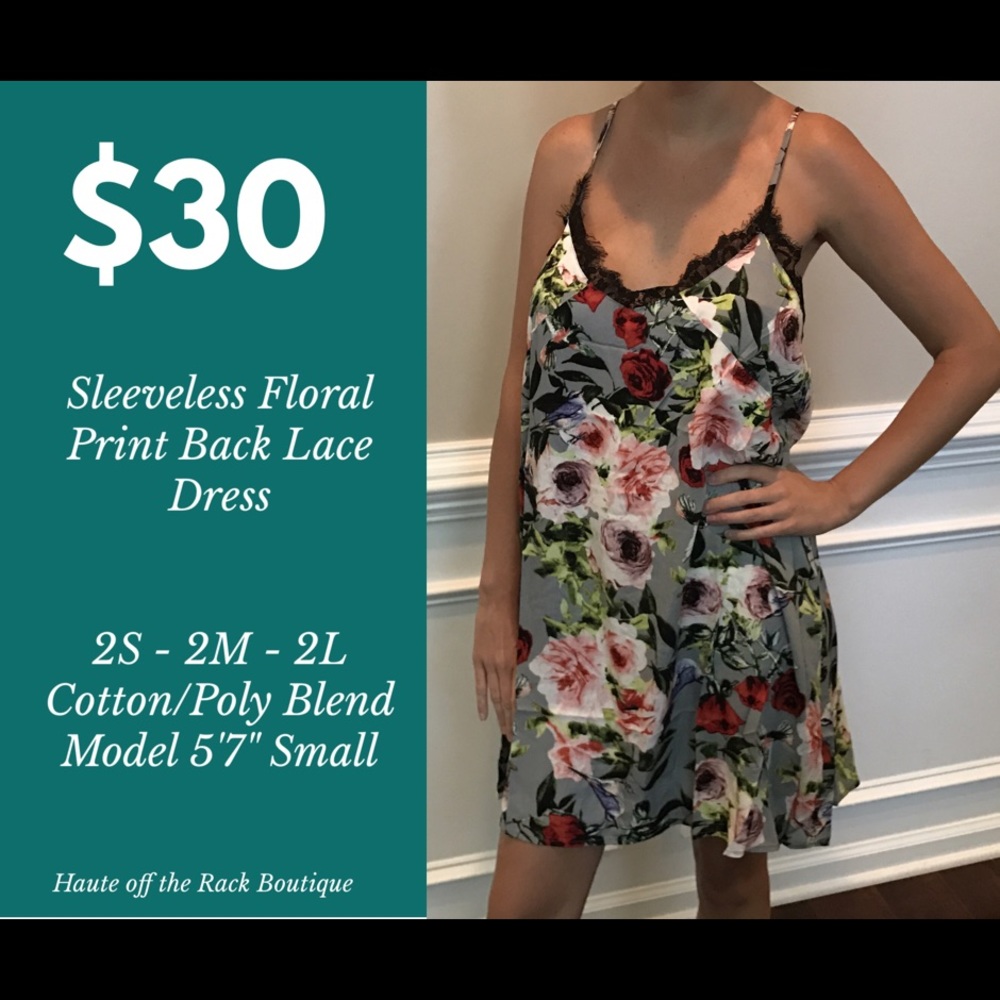 💕Sexy Floral Strap Dress💕