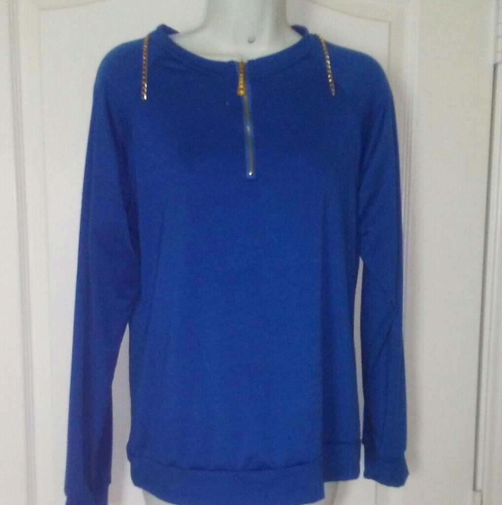 Royal Blue Pullover shirt