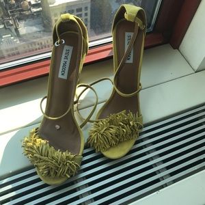 Steve Madden Yellow Fringe